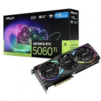 PNY GeForce RTX 5060 Ti EPIC-X RGB Overclocked Triple Fan 16GB GDDR7