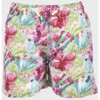 Bermuda de bebé niño multicolor de poliamida con estampado de flores