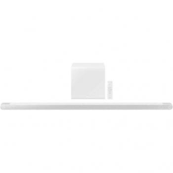 Barra de sonido Samsung HW-S801D/ZF-ULTRASLIM, Bluetooth, 10 altavoces, Dolby ATMOS Inalámbrico, Blanco, UltraSlim, 3.1.2, DTS: X