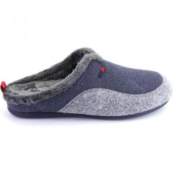 CABRERA 3564 Zapatillas de casa descalza de hombre azul marino