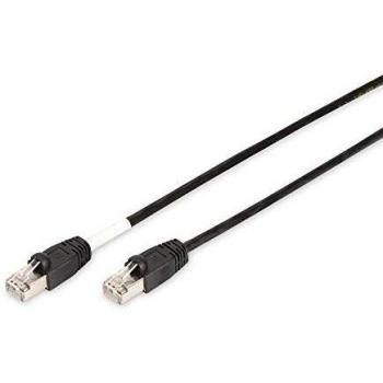 Latiguillo RJ45 Cat6 S/FTP Cu Exterior 10m Negro DK-1644-100/BL-OD