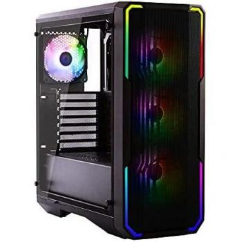 BitFenix ENSO Mesh ARGB Cristal Templado USB 3.0 Negro Midi Tower Carcasa de Ordenador