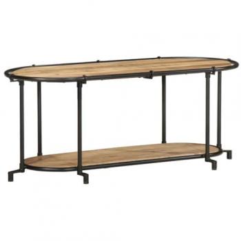 Mueble de TV madera maciza de mango rugosa 100x42x40 cm, Soporte de TV, aparador de TV, Mueble HiFi, Banco de TV, Armario de TV