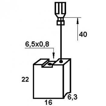 Escobilla Herramienta Electrica Pvc Bosch 1119Jx Asein 2 Pz