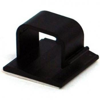 Phobya Wire Saddle 9/16 in.Clip Style- Black Modding Cable holders