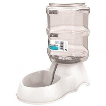 Comedero automático MPETS 3,5 L - Capacidad de 3.5 litros, dispensador de comida automática, diseño moderno y funcional, adecuado para perros y gatos, fácil de limpiar, material resistente y duradero