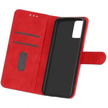 Funda Samsung Galaxy A33 5G con Tarjetero y Soporte de Vídeo en Color Rojo