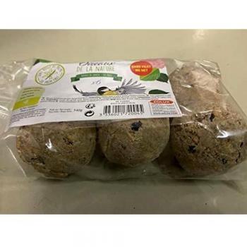 Bolas de grasa para aves en invierno - 6 piezas - 540 g
