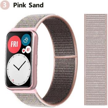 Correa de Nylon para Huawei Smartwatch - Accesorio Deportivo de Repuesto en Color Negro