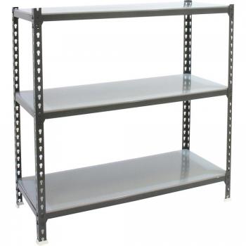 Estantería metálica Simonclick Superplus 3 Baldas 110x90x30 cm Antracita/GALVA