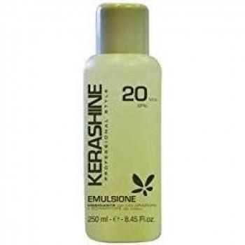 Kerashine Emulsión Oxidante 20 Volúmenes para Coloración y Aclaración del Cabello - 250 ml