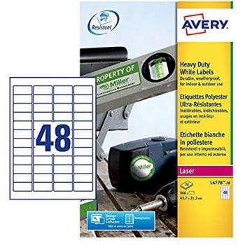 Avery Dennison Heavy Duty Labels - Etiquetas multiuso