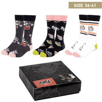 Pack de 3 Pares de Calcetines Otaku 35-41
