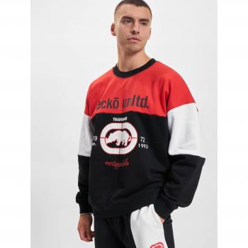 Ecko Unltd. Crewneck Pullover Sweatshirt - Black/Red/White 2XL