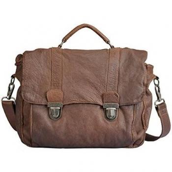 Vilenca Holland 40701 cognac - Bolso de asas para hombre Marrón marrón