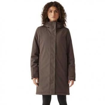 Regatta Women's Dallymoore Quilted Waterproof Jacket - Bueno Brown - Size 10