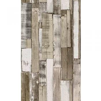 Rasch Tapeten – Papel pintado colección piedras y fino, color crema, 203714