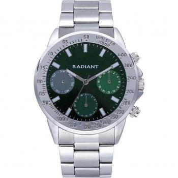 Radiant - Reloj de hombre Rope RA604703 de acero y correa plateada/gris