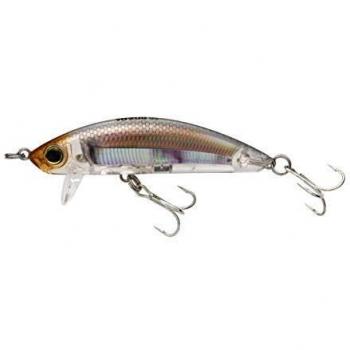 Minnow 3D para superficie de pececillo de cristal real, 90 mm, 3 – 1/2 pulgadas