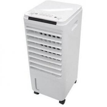 Climatizador Evaporativo Glaciar Blanco 80W con Humificador, 3 Velocidades, Acumulador de Frío y Capacidad de 7L