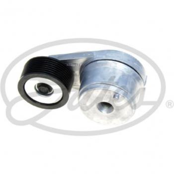 Tensor de correa poli V GATES T38516, tipo de producto: tensor de correa; características: correa acanalada en V, diseño específico para aplicaciones automotrices, fabricado por GATES