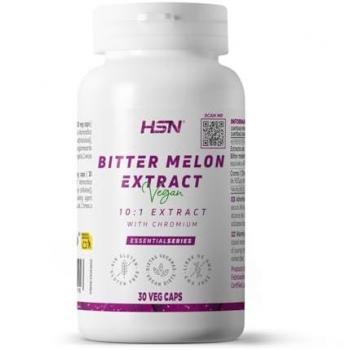 Cápsulas Vegetales de Melón Amargo 6000mg + Picolinato de Cromo 200mcg - Extracto Natural (Momordica charantia) - No-GMO, Vegano, Sin Gluten -