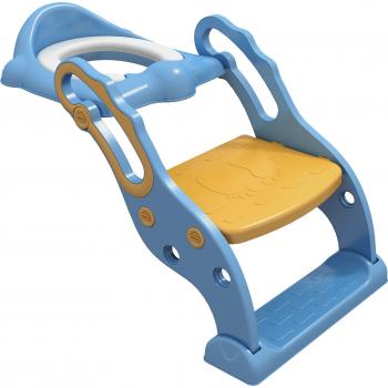 ZONEKIZ Adaptador WC para Niños con Escalera y Asiento Plegable