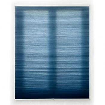 Blindecor Apidae Estor Plisado, Tejido Panal de Abeja, Disponible en más Colores y Tallas, Azul, 185 x 230 cm