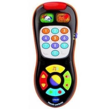 VTech - Mando parlante, Juguete bebé +6 meses, mando a distancia electrónico, enseña colores, números, formas, contrarios y vocabulario, juego imaginativo, multicolor