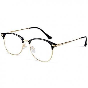 Effnny Bloqueo de luz azul Gafas anti fatiga filtro UV juegos de computadora monturas de gafas de lectura Para hombres mujeres