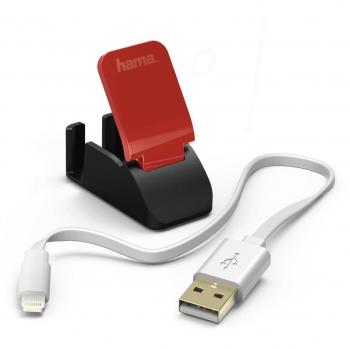 Hama 00136480 0.2m USB A Lightning Blanco - Cable