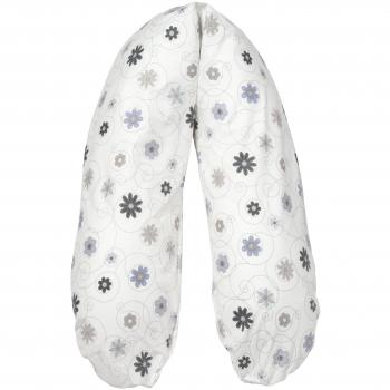 Flexofill 2008-1-532 - Almohada para lactancia con funda incluida - XL - 190 x 40 cm - 532 Flores