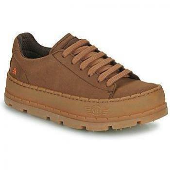 Art Zapatos Unisex de Cordones 1773 Micro Suede Roble/Blue Planet en Color Marrón
