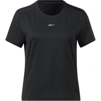 Camiseta de running Reebok Speedwick W Black, camiseta de manga corta, tecnología Speedwick para gestión de la humedad, diseño ligero y transpirable, ajuste cómodo y libertad de movimiento, ideal para entrenamiento y actividades deportivas