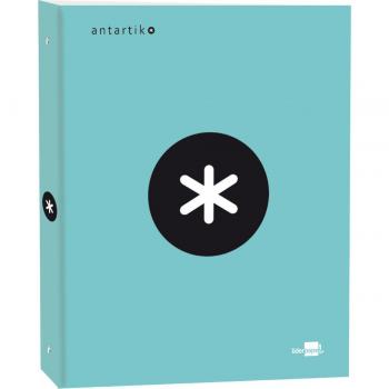 Carpeta 4 Anillas 40 mm Mixtas Liderpapel Antartik A4 Forrada Color Menta AW63