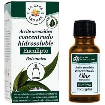 La Casa de los Aromas - Aceite Hidrosoluble Eucalipto - Aceite Aromático Concentrado - Esencia Perfumada Natural Balsámico - Fragancia para Aromaterapia, Hogar - 15 ml