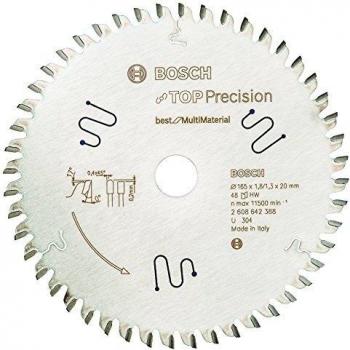 Hoja de sierra circular Bosch Top Precision Best for Multi Material - 165 x 20 x 1,8 mm, 48 (pack de 1)