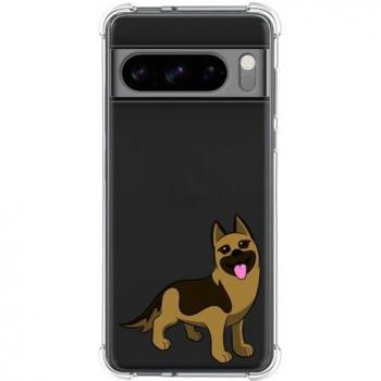 Funda Antigolpes de Silicona para Google Pixel 8 Pro 5G con Diseño de Perros 03