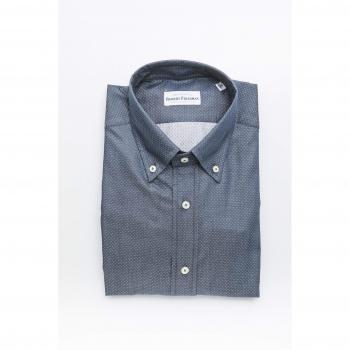 Robert Friedman Blue Cotton Shirt - M