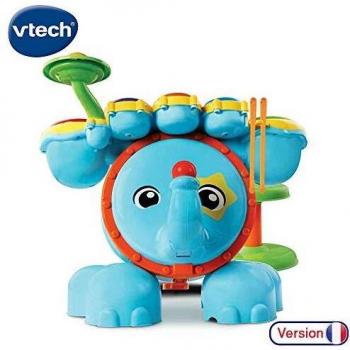 Batería Musical Elefante Vtech Baby Jungle Rock - Juguete Educativo para Niños