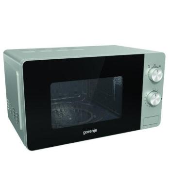 Gorenje 17L Silver Microwave Oven MO17E1S - Free Standing, 700W