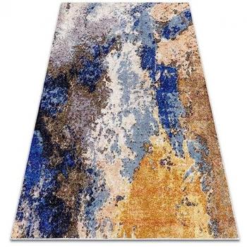 Alfombra Lavable Miro 51774.802 Antideslizante - Azul/Beige 200x290 cm