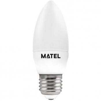 Bombilla LED Vela Matel 5W E27 2700K con 3 Intensidades