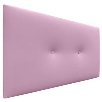 Cabecero Acolchado de Polipiel Rosa con Botones 110x50cm para Camas Modernas