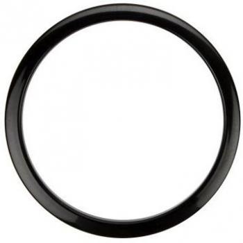 4-Inch Black Bass Drum Head Reinforcement Ring