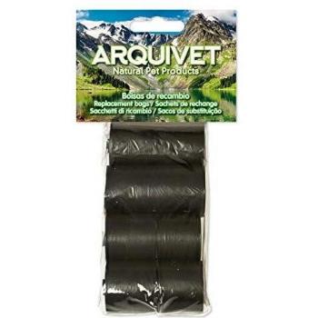 Arquivet Bolsas de recambio - excrementos de perros - 4 rollos x 20 bolsas