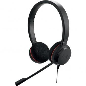 Jabra Evolve 20 MS Stereo Auriculares Diadema Antirruido USB-A Binaural Negro