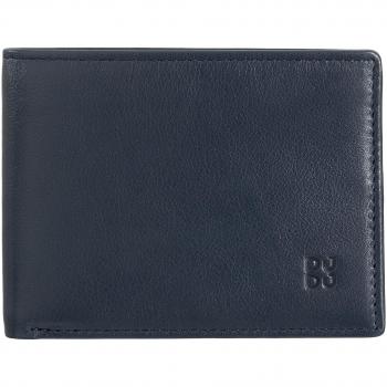 Cartera pequeña de hombre DUDU de piel multicolor con bloqueo RFID, pantalla de cuero y pequeño bolsillo con ranura para tarjeta de crédito