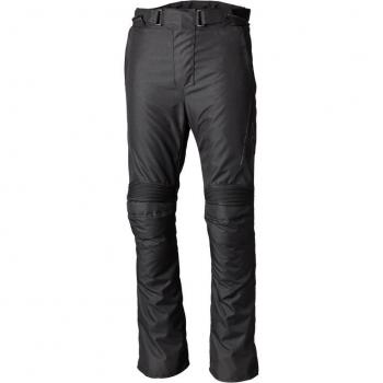 RST Pantalones de Moto Mujer S1 Negros - Pantalones textiles impermeables para mujer, color negro, talla XS