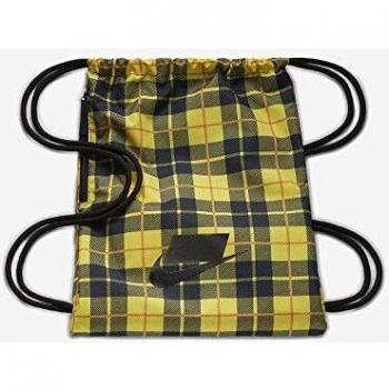Nike Nk Heritage Gmsk-2.0 AOP Gym Sack, Hombre, Chrome Yellow/Black/Black, MISC